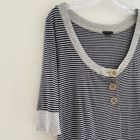 Theory Tee Shirt Dress. Soft and stylish, easy to just slip on and go. - Picture 3 of 9